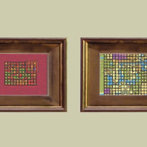 The Legend of Zelda: Oracle of Seasons Holodrum en Subrosia in-game kaarten Cross Stitch patroon PDF