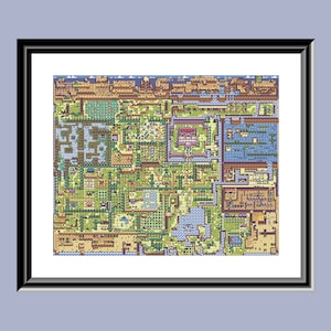 Legend of Zelda: Link's Awakening DX PDF Anleitung für Kreuzstich Farbkarten