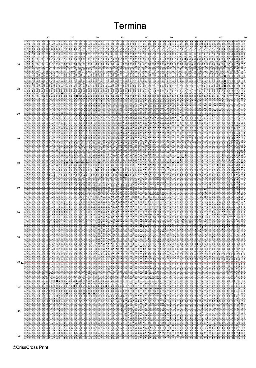Legend of Zelda: Majora's Mask World Map Cross Stitch Color PDF Pattern ...