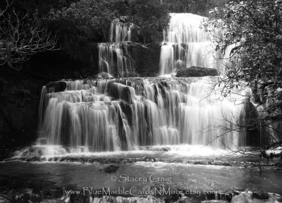 Waterfall Card New Zealand Friendship Happy Birthday Etsy