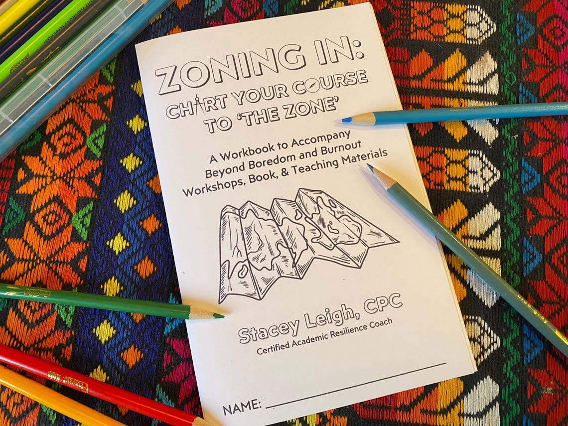 Zoning In: Chart Your Course to 'the Zone' Workbook for Teachers and ...