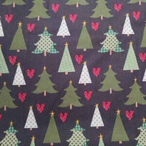 Scrub cap, Christmas, Christmas tree, bouffant, pixie, stitched trees, euro, ponytail, womens scrub