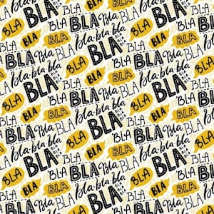 Scrub caps, BLA BLA, funny saying, bouffant, pixie, euro, ponytail, womens scrub cap