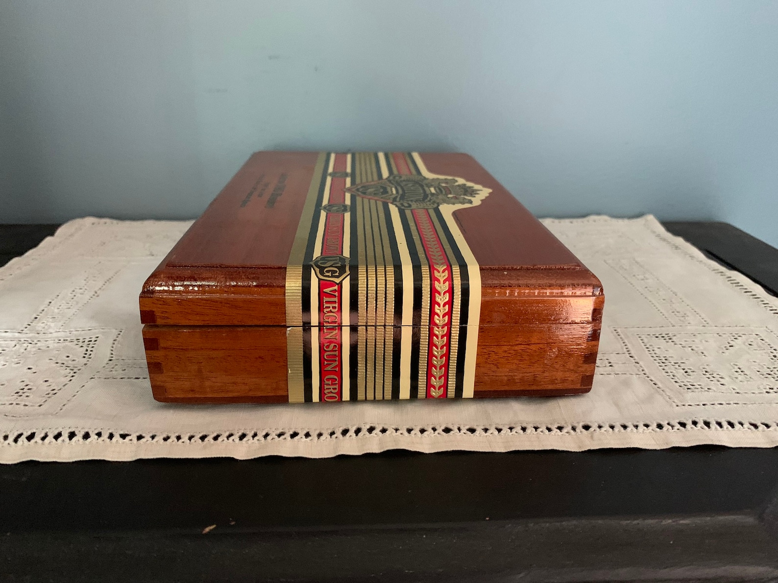 Another Great Vintage Wooden Cigar Box FREE SHIPPING Etsy