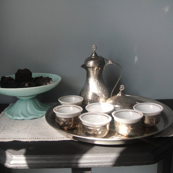 Unique Yugoslavian tea set