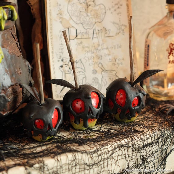 Décorations Halloween En Acrylique Transparent - Figurines 2D Fruits - Pour Table, Étagère, Intérieur/Extérieur - 4