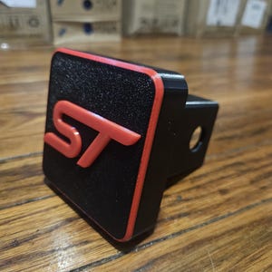 ST Hitch cover textured With hitch pin hole
