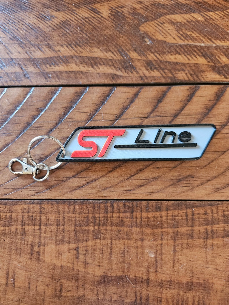 Ford St-line Keychain - Etsy