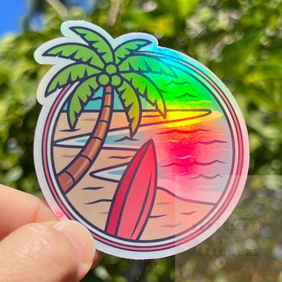 Island - Palm trees' Sticker