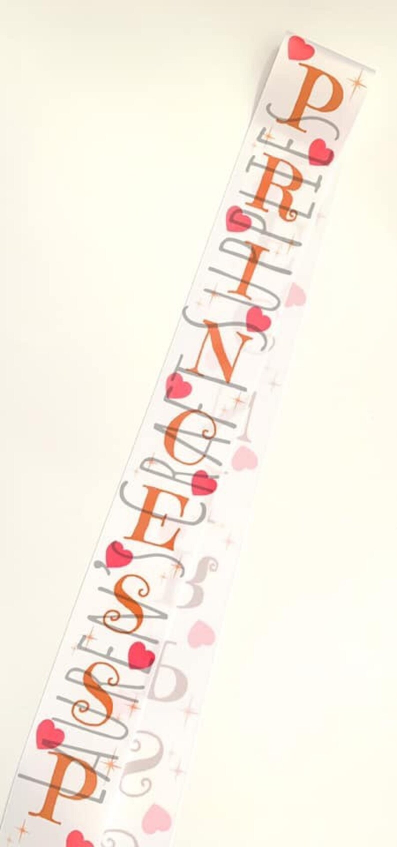 Birthday Princess Ribbon US Designer Ribbon Birthday Ribbon Hair Bow Ribbon Princess Ribbon Grosgrain Ribbon 3 Ribbon
