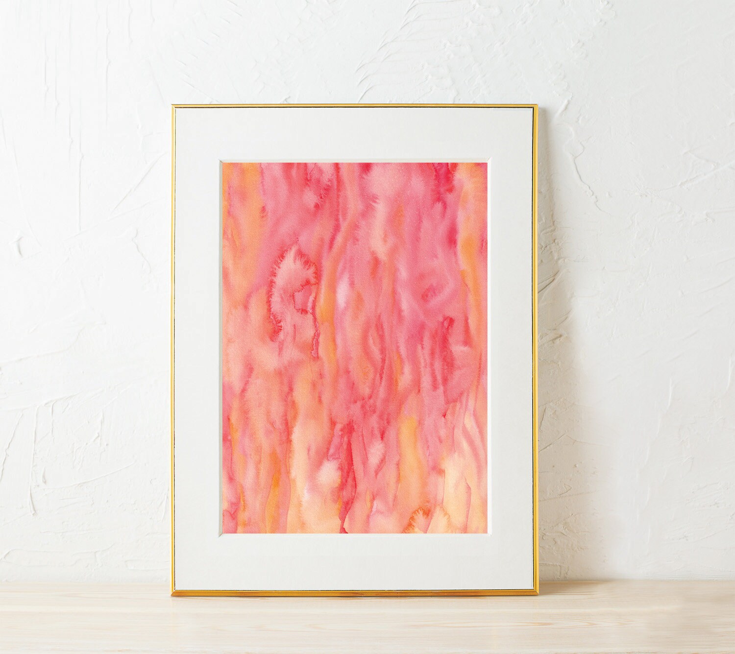 Pink and red printable wall art instant download of an Etsy