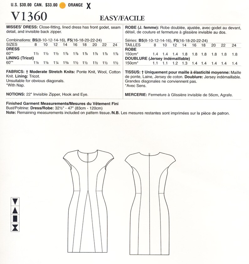 Unger Size Chart