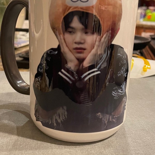 Yoongi Coffee Mug (Suga, BTS, Agust D)