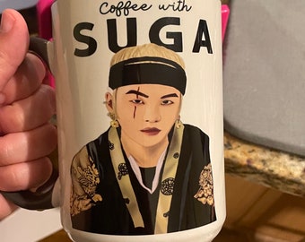 Coffee with Suga Mug (Suga of BTS)