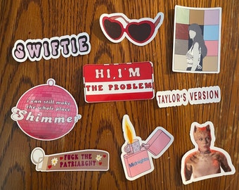 Through the Eras sticker pack (cute stickers, laptop decals)