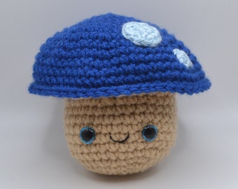 Mushroom Crocheted Stuffed Toy Lovey Handmade