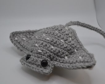 Raymond the Ray Crocheted Stuffed Animal Toy Lovey Handmade