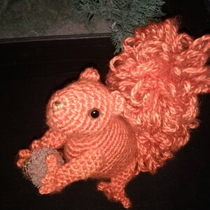 Rudy the Red Squirrel Crochet Pattern Wildlife Nature Fall - Etsy
