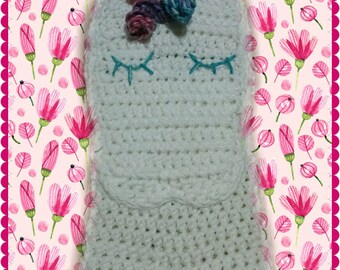 Unicorn Bath Mitt crochet pattern amigurumi cotton yarn washcloth towel pdf download baby shower gift kids bath puppet