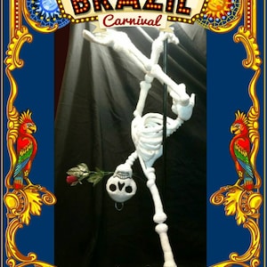 Mr Yarn Bones Amigurumi Crochet Pattern 3 PDF's skeleton sugar skull bones day of the dead halloween nightmare image 7