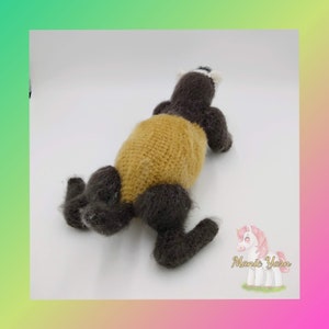 Phineas the No Fuss Ferret amigurumi crochet pattern download only ermine weasel rat woodchuck otter beaver critter pet stuffy animal image 5