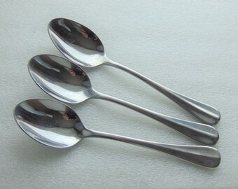 s Lifetime Cutlery Stainless Steel Unknown Pattern Center Ridge Sugar Spoon