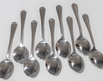 s Lifetime Cutlery Stainless Steel Unknown Pattern Center Ridge Sugar Spoon