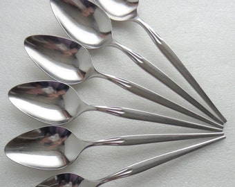 s Lifetime Cutlery Stainless Steel Unknown Pattern Center Ridge Sugar Spoon