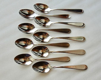 Oneida 9 Flight - Reliance Stainless Teaspoons Tea Spoon Flatware