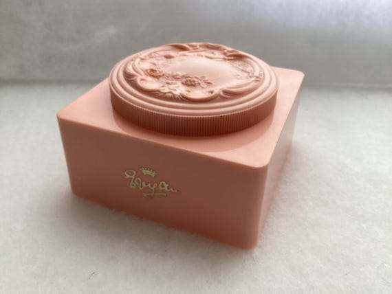 Vintage Evyan White Shoulders Powder Box EMPTY