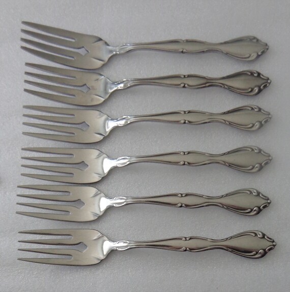 Dining & Serving Fork Oneida Sand Dune Vintage Oneida Silver Ware 8