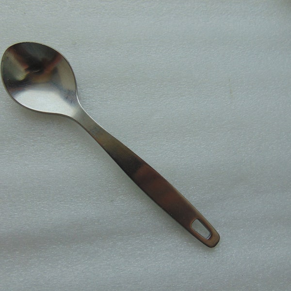 Vintage Georg Jensen Holiday II Stainless Teaspoon Flatware Denmark