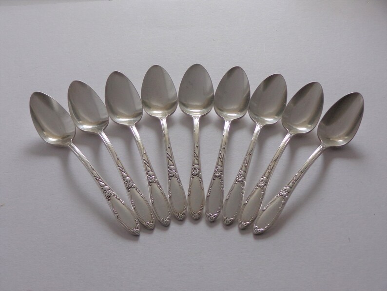 Oneida Heirloom Plate Chateau Silver Plate Vintage Flatware 9 Etsy