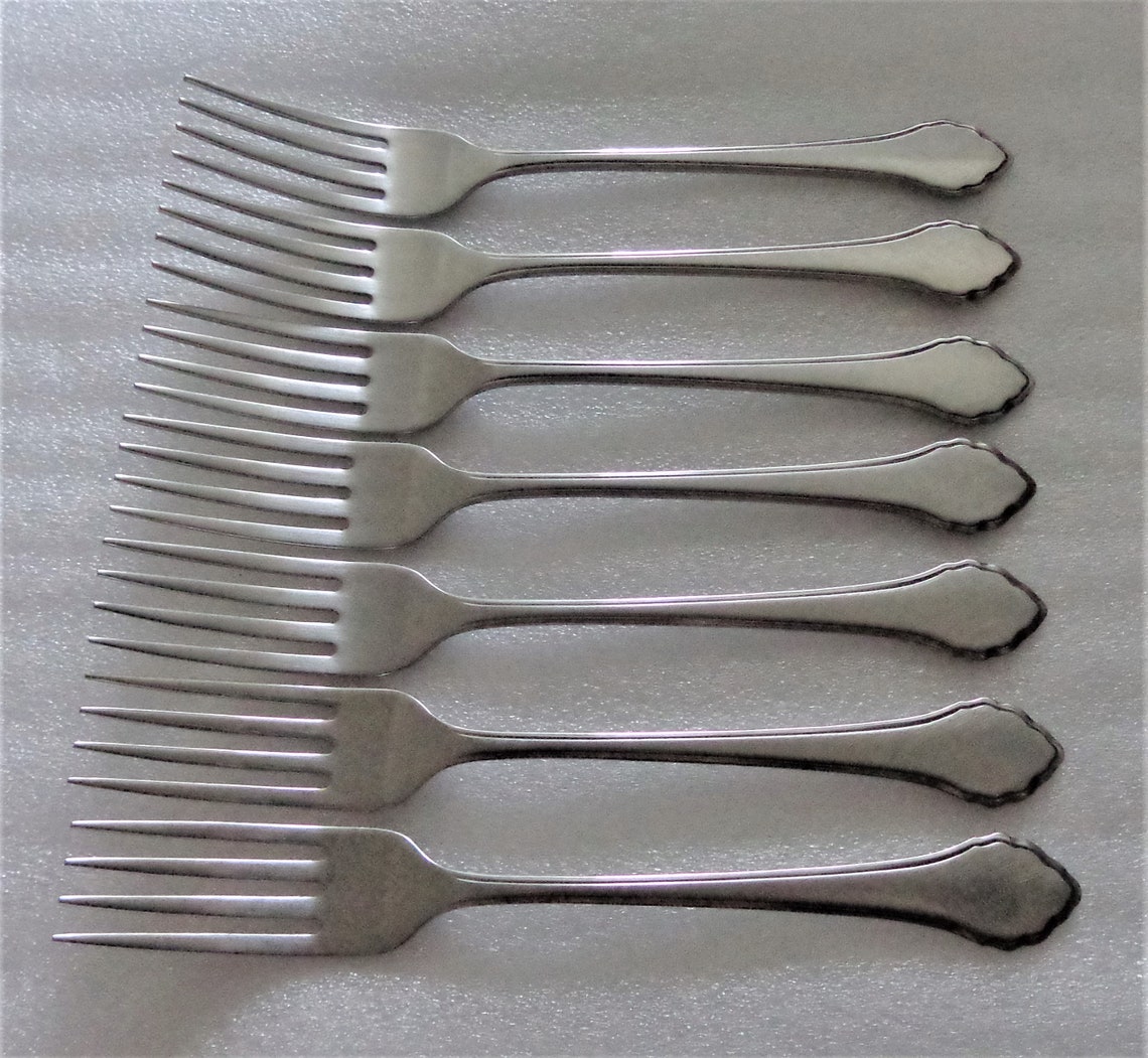 Oneida Summer Mist Autumn Glow Stainless Flatware 7 Dinner Etsy
