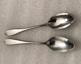 Dansk Statement 2 Stainless Teaspoons - tea spoon, Korea, Plain design Flatware