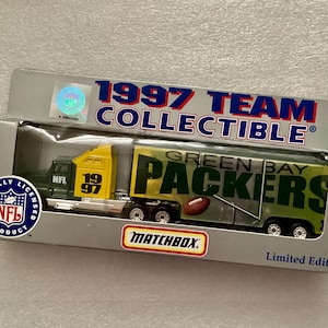 Matchbox Green Bay Packers Semi Truck, 1997 Collectible