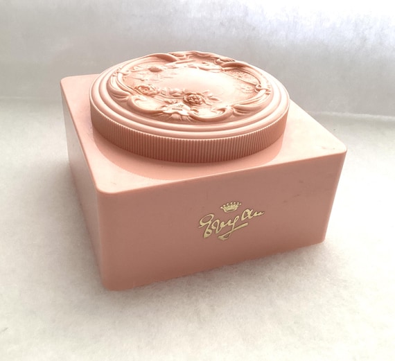 Vintage Evyan White Shoulders Powder Box EMPTY