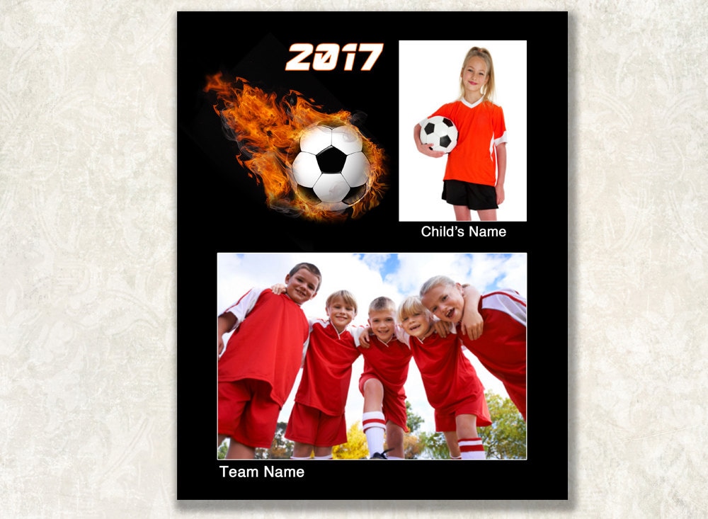 Soccer Memory Mate Template Sports Mate 8x10 Instant Etsy
