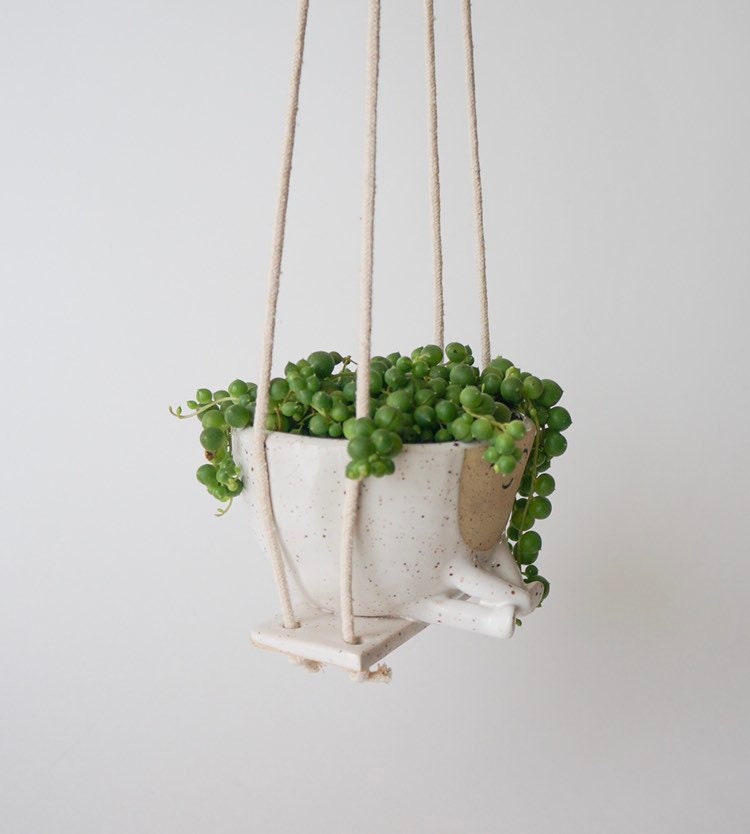 Hanging Planter Maya on Swing Etsy Canada