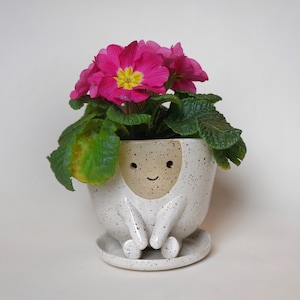 Ceramic Planter Pot Maya with Happy Tears