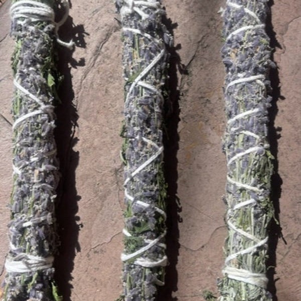 Russian sage smudge stick