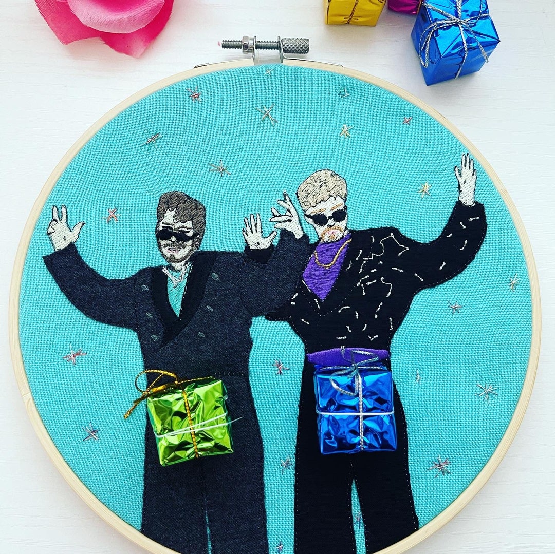Dick in A Box Embroidery Hoop Art 6 or 8 Inch Hoop Funny Embroidery Etsy