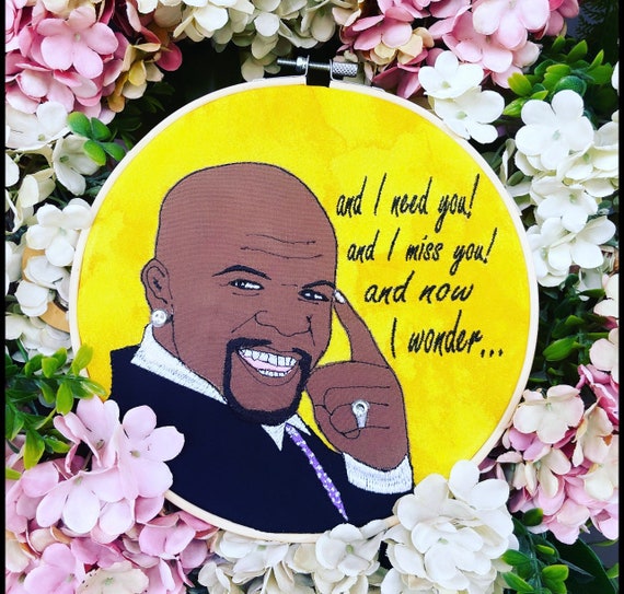 Terry Crews A Thousand Miles White Chicks Embroidery 8 Inch 