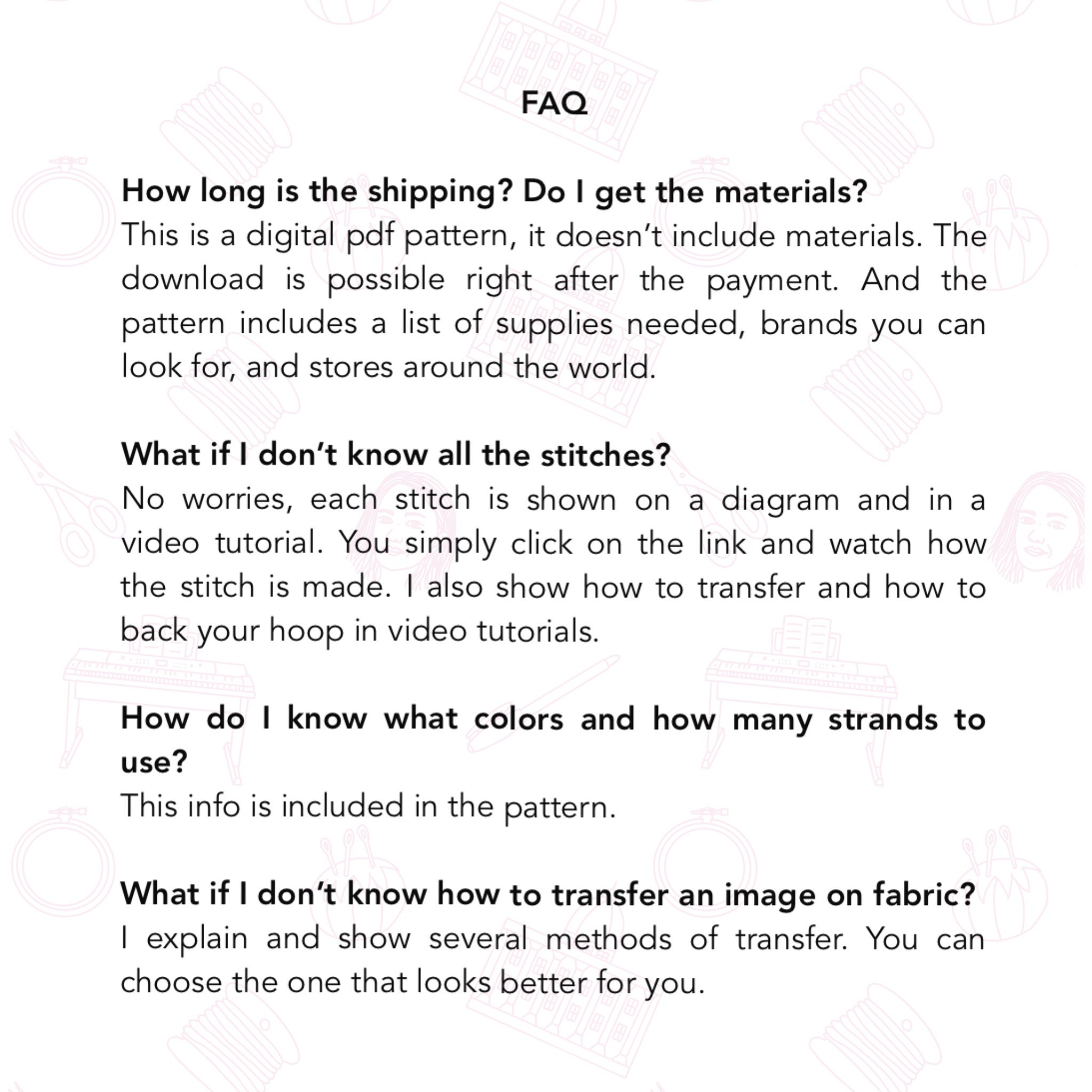 Lahore Pakistan. Hand Embroidery Pattern PDF. Embroidery Hoop Etsy