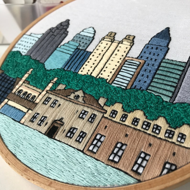 Atlanta GA United States Hand Embroidery Pattern PDF. DIY. Etsy