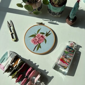 Cherry Blossoms Hand Embroidery Pattern PDF With Video Tutorial ...