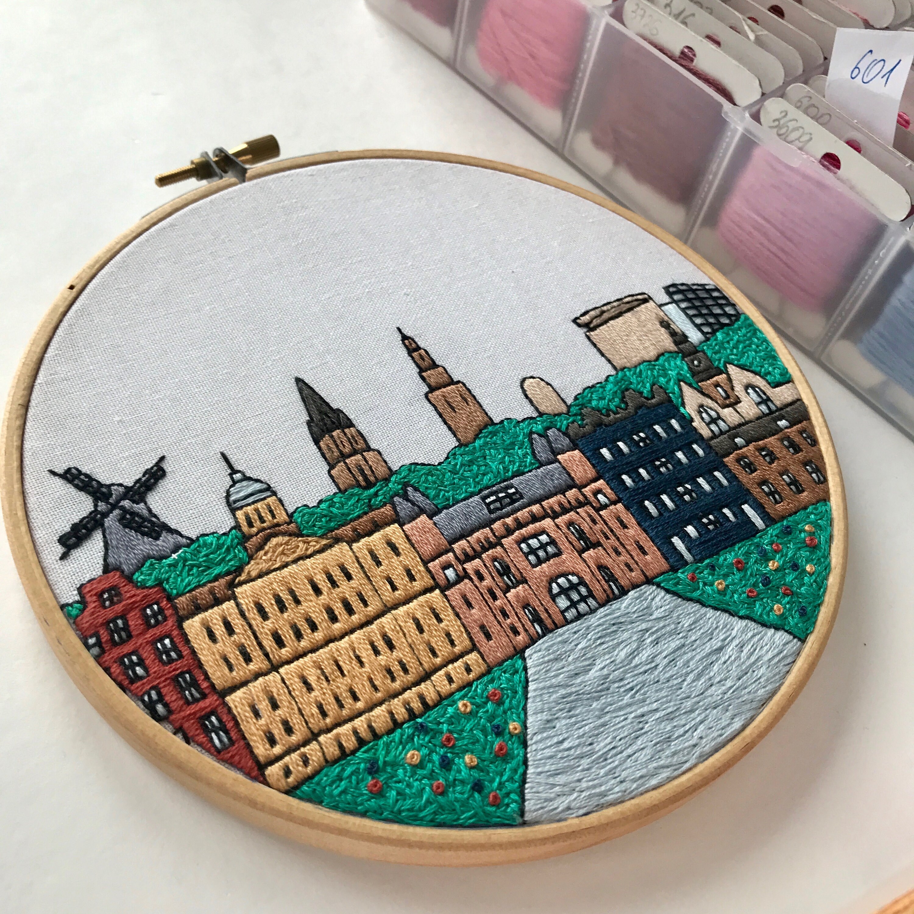 Amsterdam netherlands hand embroidery sybju pdf diy  etsy mxico Amsterdam netherlands hand embroidery sybju pdf diy  etsy mxico