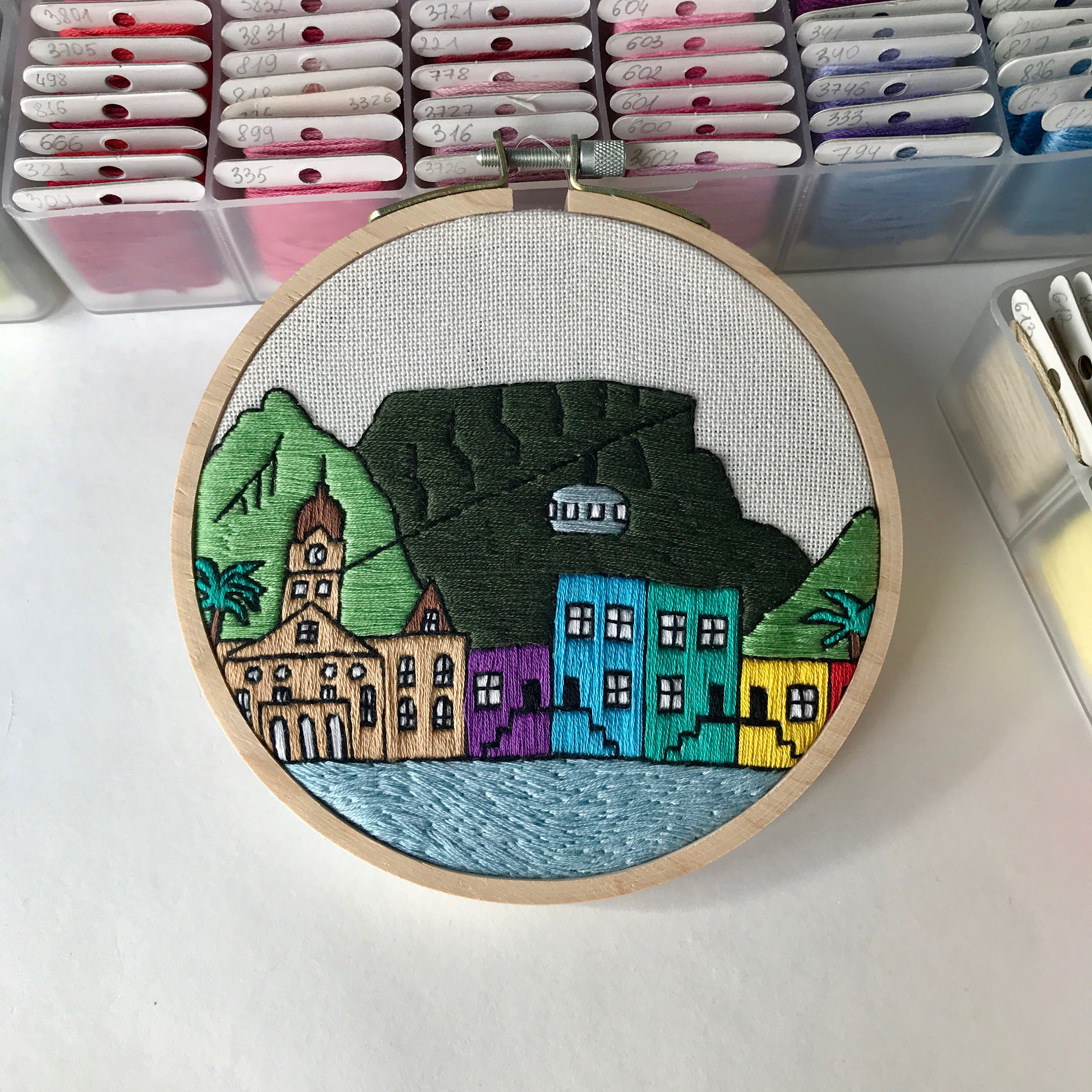 Cape town south africa hand embroidery nwcvq pdf diy  etsy Cape town south africa hand embroidery nwcvq pdf diy  etsy