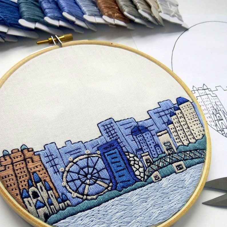 Orlando FL United States. Hand Embroidery Pattern PDF. DIY Etsy