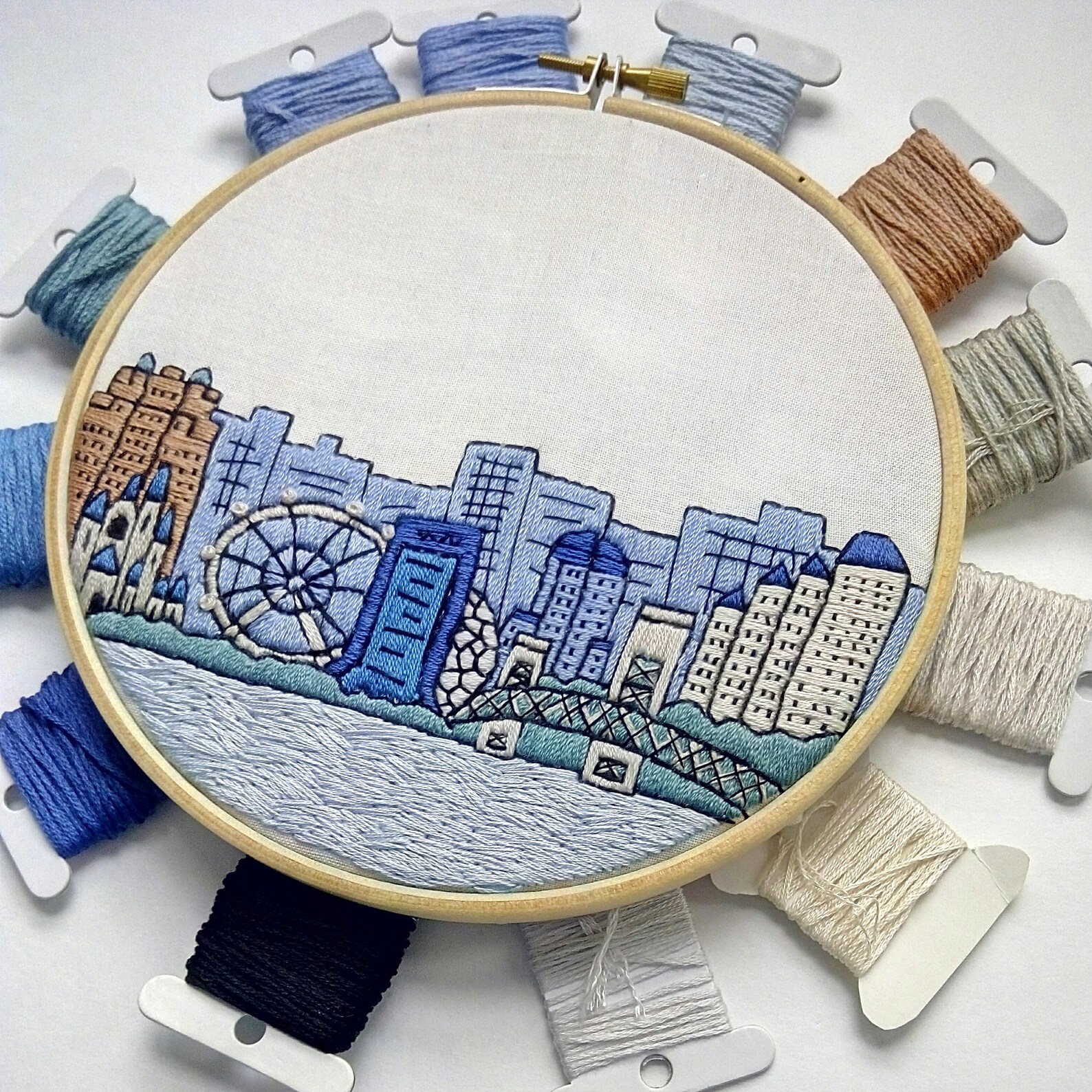 Orlando FL United States. Hand Embroidery pattern PDF. DIY Etsy